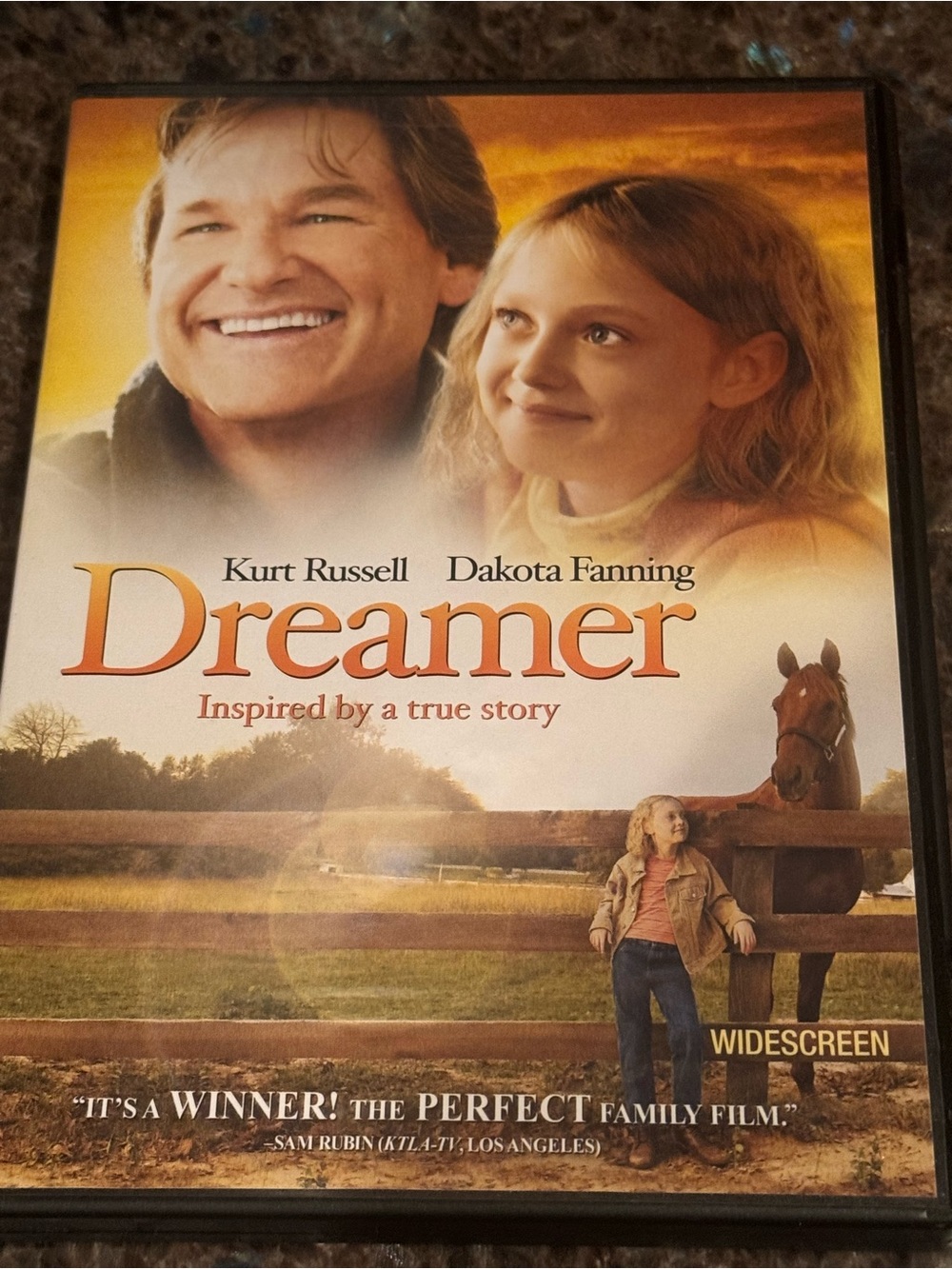 Dreamer Movie DVD Kurt Russel Dakota Fanning